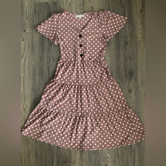 Size small vintage polka dot dress - Picture 1 of 1